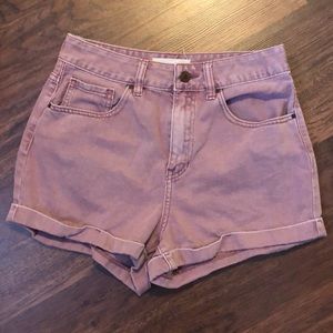 Pink High Waisted Shorts